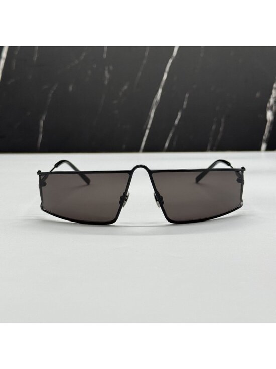 Saint Laurent SL606 001 Black Metal Square Sunglasses main image 5